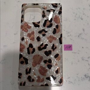 Source Unknown Leopard Pattern Phone Case - Black and Brown